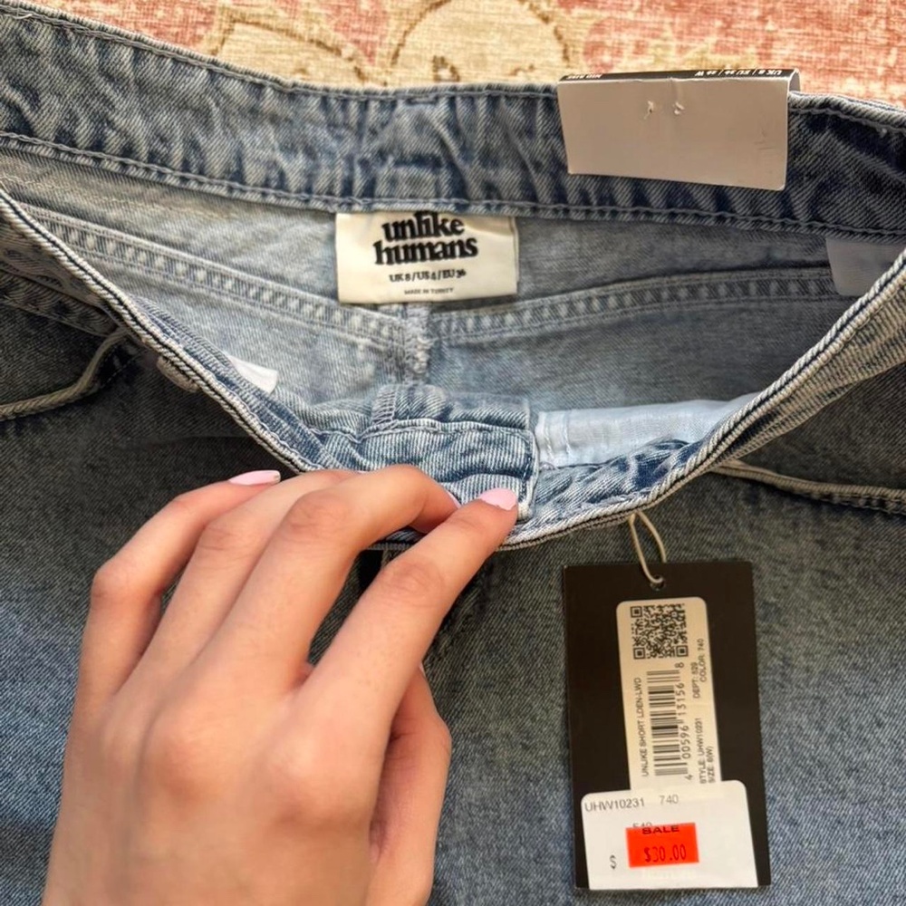 Unlike Humans Jean Shorts - Picture 2 of 3